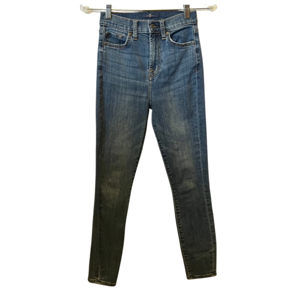 7 for All Mankind Women’s High Waist Skinny Fit Denim Jeans Pants